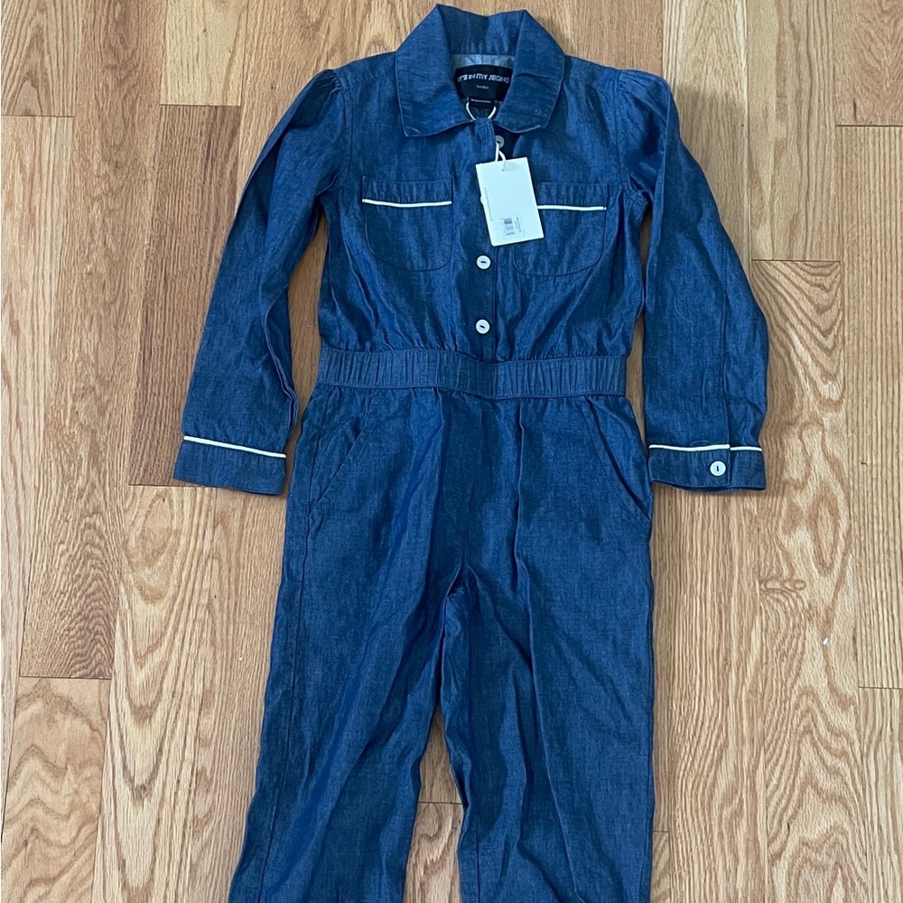 NWT jean jumpsuit